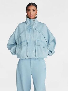 KBB by KAHLANA “The Denim Bomber Jacket”
